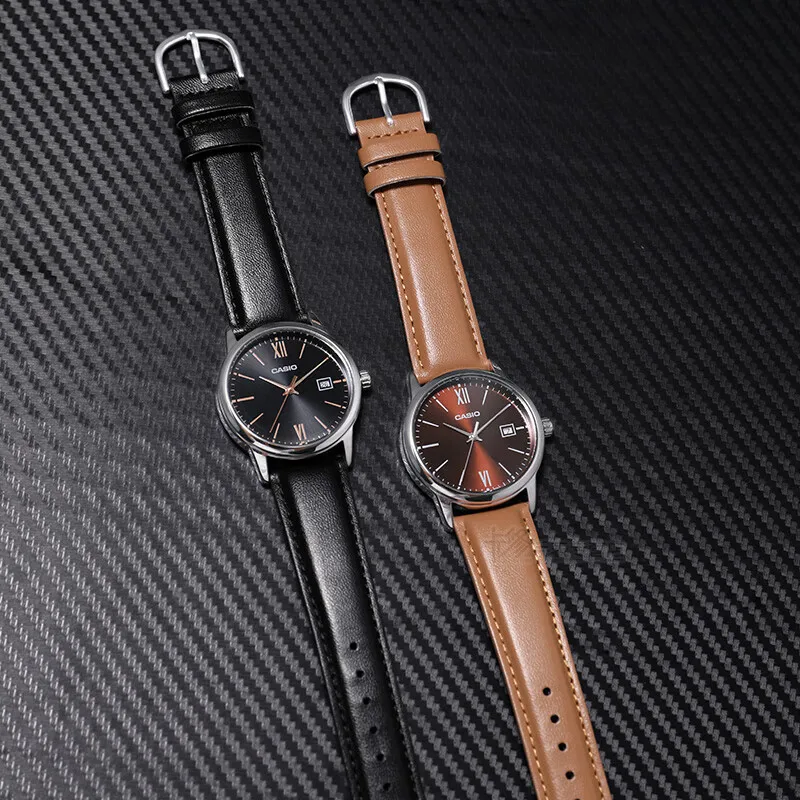 ساعة كاسيو للرجال مقاومة للماء، ساعة كوارتز عصرية للأعمال، ساعة تناظرية بسيطة للرجال