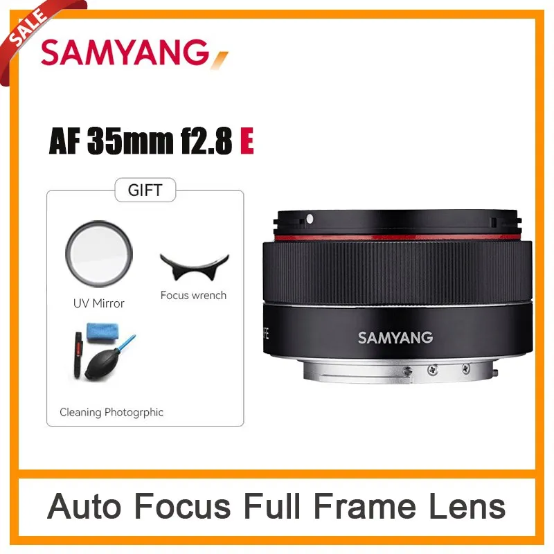 Samyang 35mm f2.8 Auto Focus Lens Full Frame Ultra Compact Wide Angle for Sony E Mount A7R A7II A7RII A7RIll A7Ill A7RIV A9II