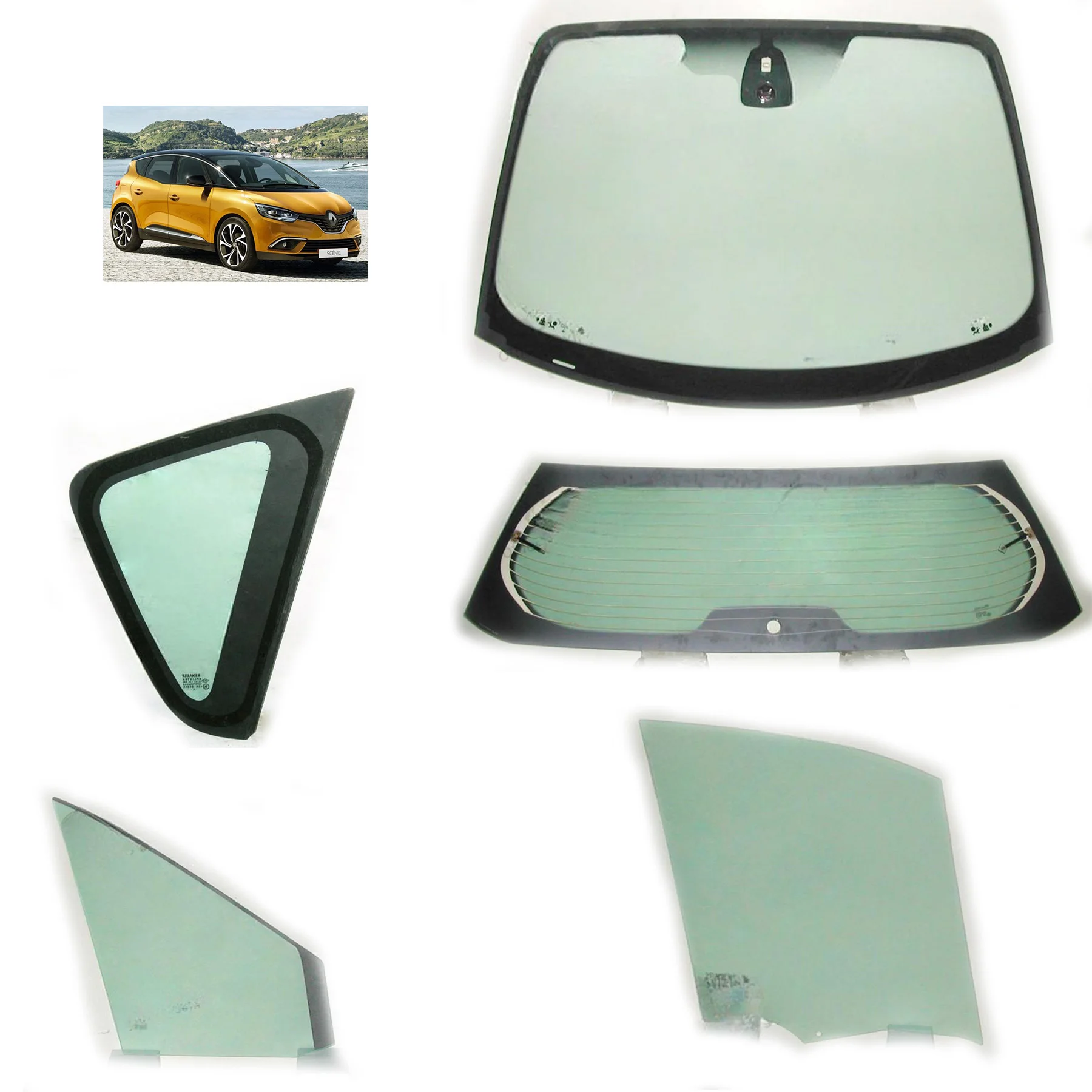 Renault SCENIC windshield glass sunroof car  auto   parts windshields    windscreen original