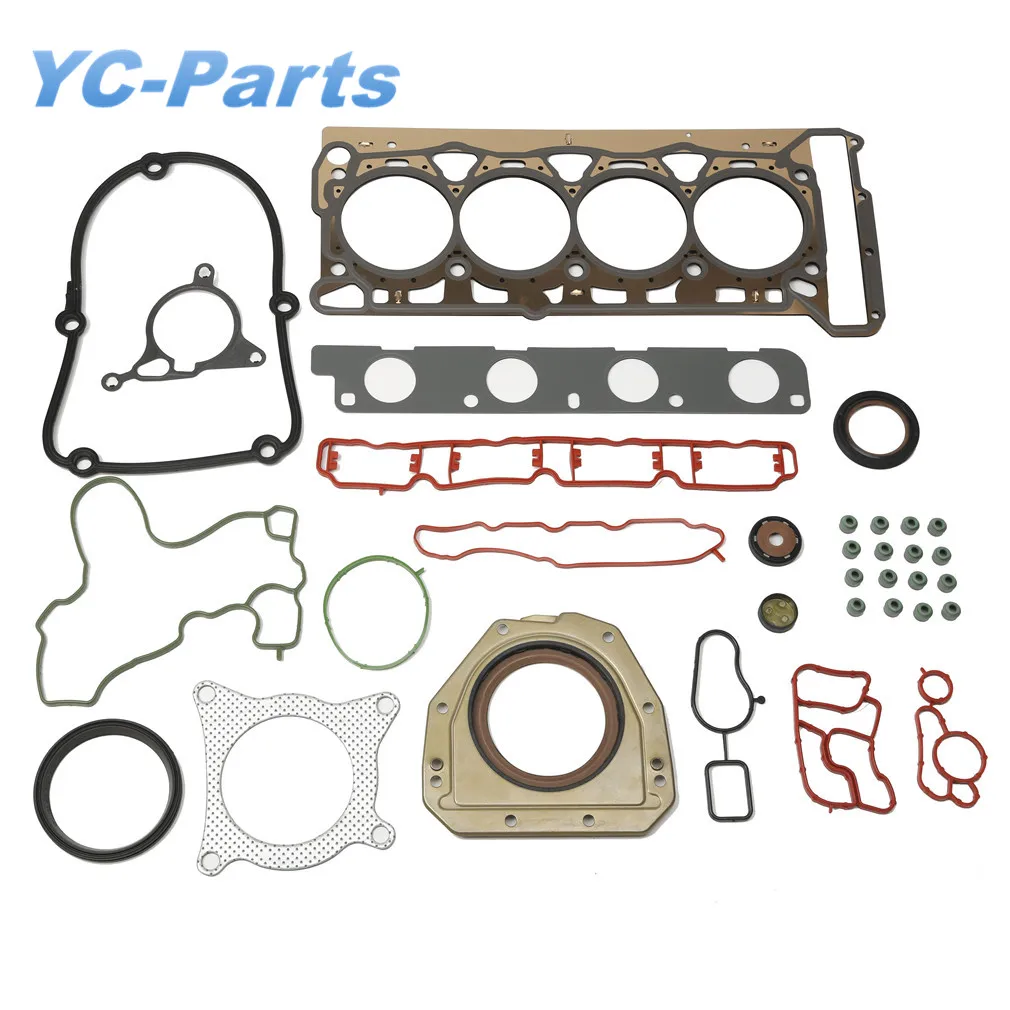 EA888 MK2 2.0T Engine Cylinder Head Seal Gasket & Crankcase Gasket Kit for VW Jetta Golf Passat CC Tiguan Audi A4 A5 A6 Q3 Q5 TT