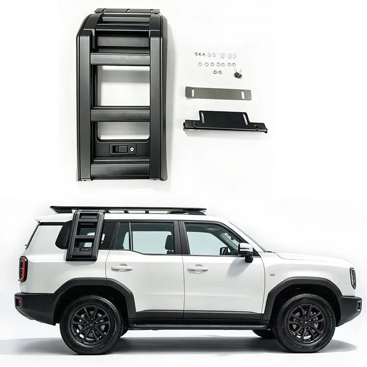 Foldable Side Access Ladder Fit for Toyota Land Cruiser Prado LC250 J250 2024+ 4X4 Off Road Exterior Modification Acces