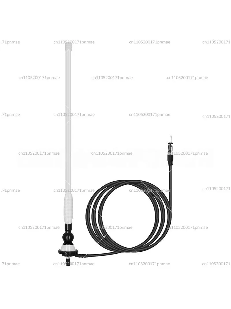 Universal Marine Radio Antenna AM/FM IP66 Waterproof for Car ATV UTV RV Truck Yacht