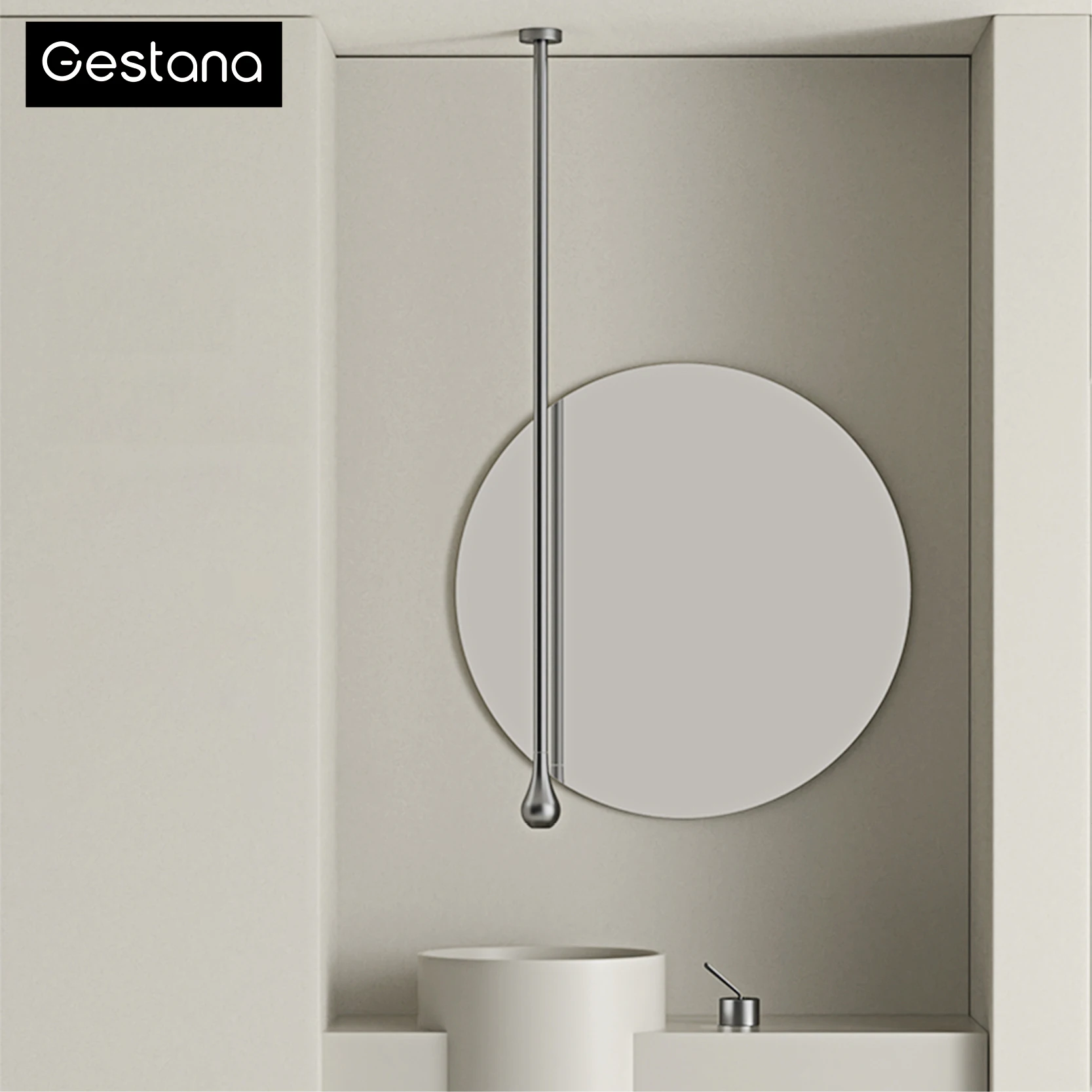 Luxury Matte Black Brass Ceiling Style Water Outlet Faucet，Modern Wall-Mounted Handle Dual Use Bathroom Sink Bathtub Fixture