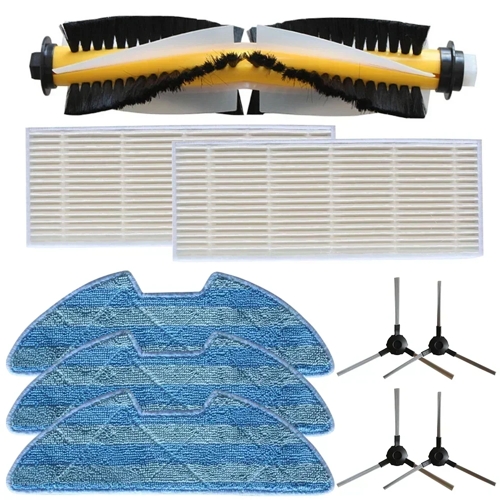 

Main Side Brush Filter Mop Cloth Kit For ICLEBO For KT-552 КТ-566 Sweeping Roboat Vacuum Cleaner Spare Accessories