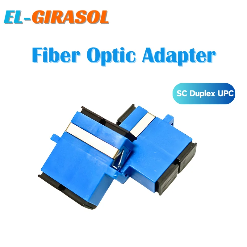 

Fiber Optical Adapter Singlemode SC UPC Duplex metal fiber Coupler Flange Joint SC-UPC SM Fiber Optic Adapter Connector FTTH