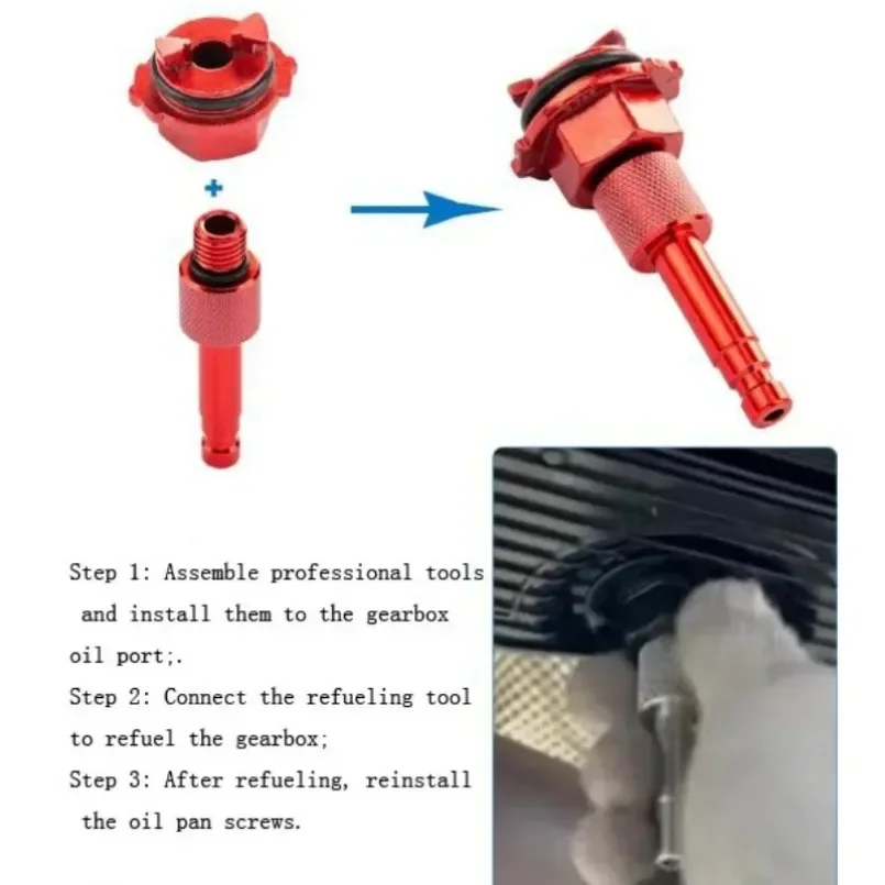 Transmission Oil Filling Tool For Mercedes Benz 725.0 9-Speed Oil Change  Durable Transmission Oil Filling Tool Adaptors