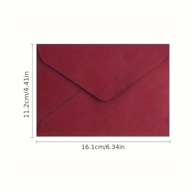 10 Pieces Of Retro Western Style Envelopes - Various Colors For Wedding Invitations, Greeting Cards, And Gift Packaging