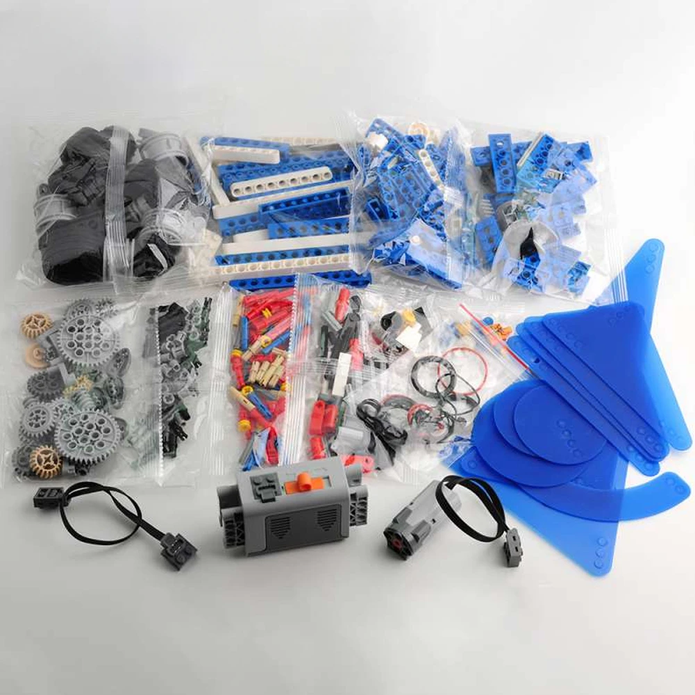 9686 Technische Teile Multi-Technologie Programmier-Lernset MOC Kleine Bausteine Power Function Set Lernbaukasten