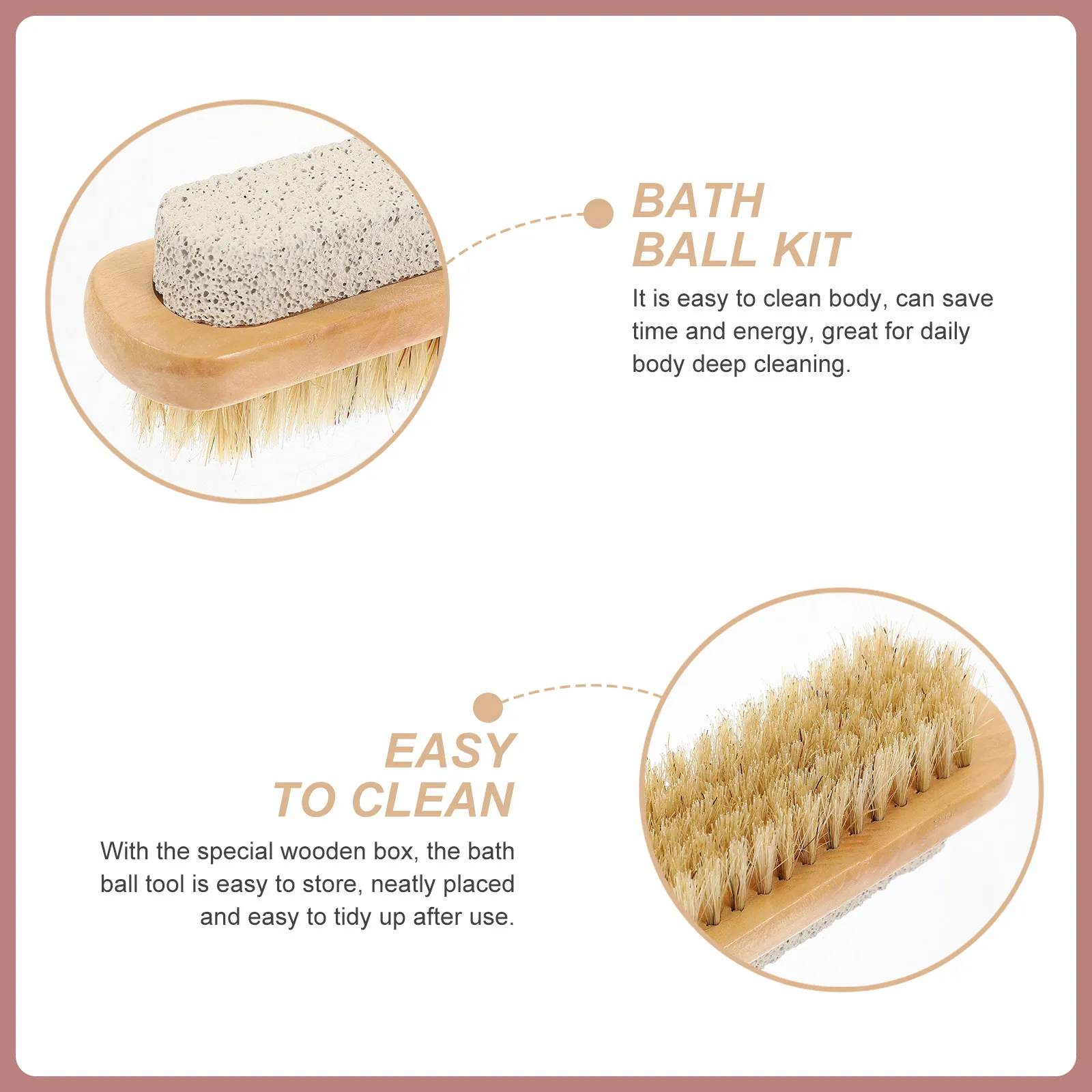 

1Set Floating Stone Brush Set Deep Cleansing Body Scrubber for Dry Skin Exfoliating Tool Kit Bath Balling Gloves Foot File