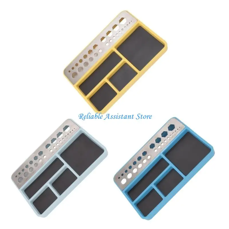 N58C Pad Screwter Tray กล่องเก็บสกรูขนาดเล็กสำหรับเครื่องมือซ่อมโทรศัพท์