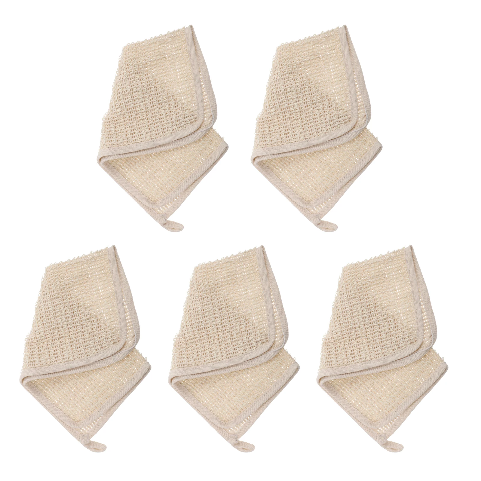 

5pcs Bath Scrub Strip Bubble Towel Cotton Hanging Thicken Shower Baby Body Cleaning Exfoliating Towel Bathing Soft Premium Rich