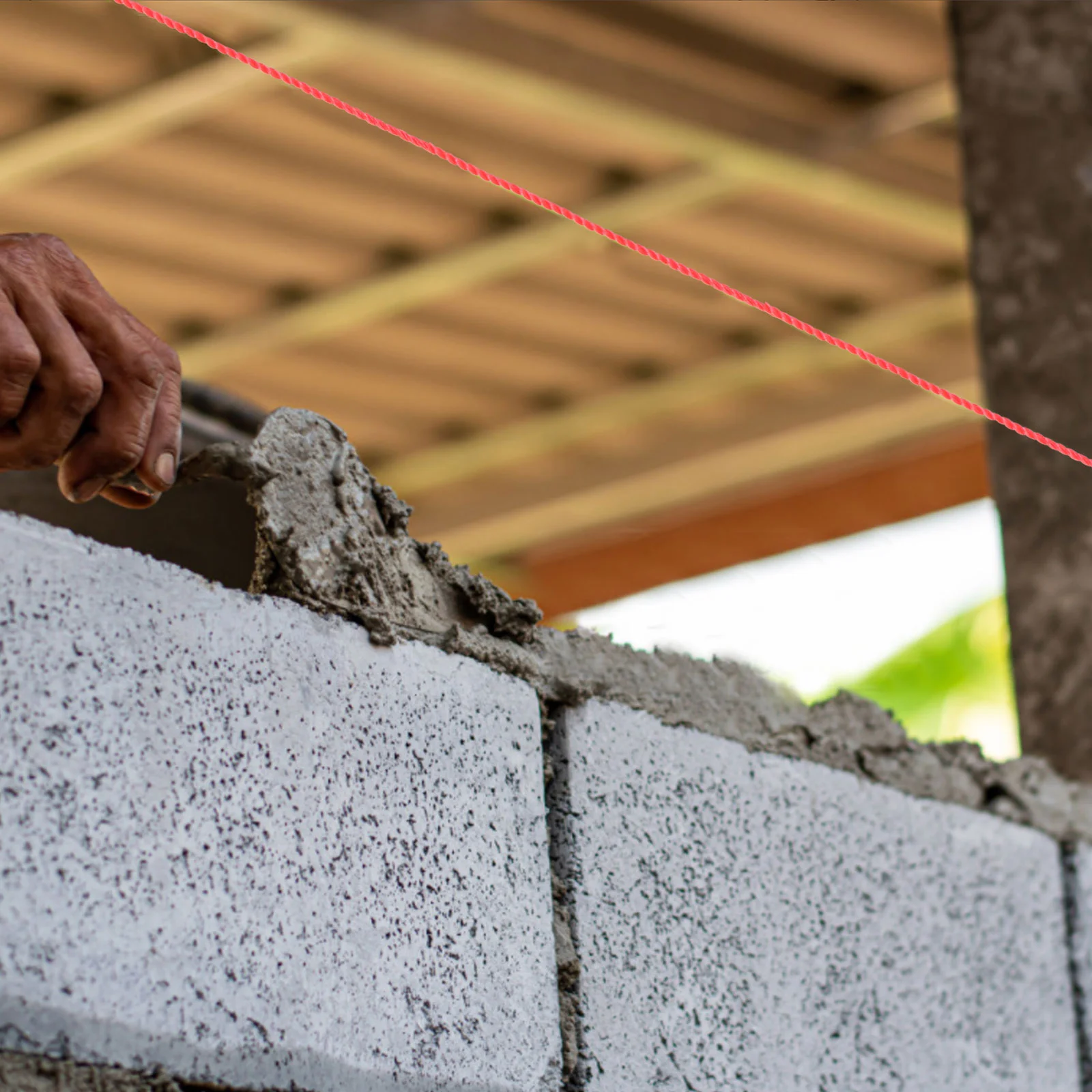 Línea de construcción de mampostería, microconstrucción, hilo de jardinería de nailon trenzado para