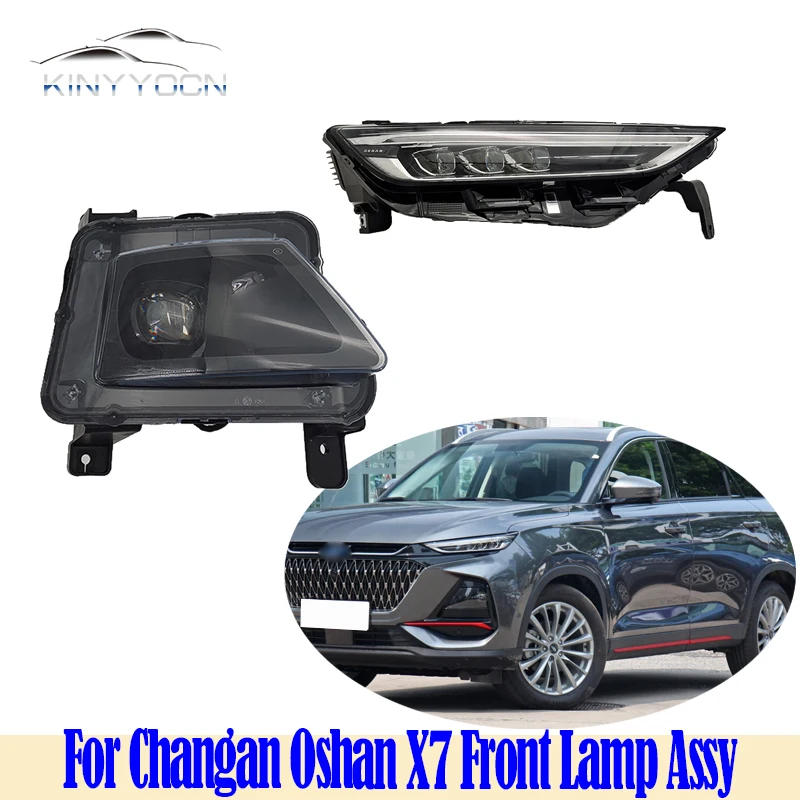 

For Changan Oshan X7 LED DRL Front Bumper Head Light Foglight Fog Lamp Foglamp DRL Day Running Lamp Headlamp