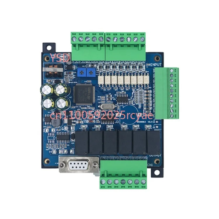 Industrial Control Board 8 In 6 Out Anolog 6AD+2DA Modbus RS485 RTC Shell Protection Relay Transistor board