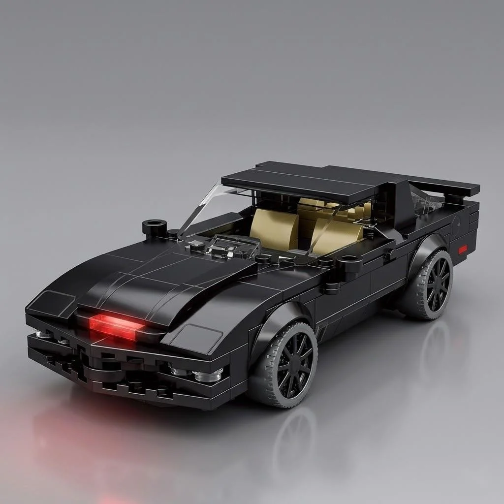 

Mini Brick Car Model Block Toy Racing Speed 8 Grid Micro Car Display Ornament For Kids Boys Collectors Birthday Gift Desk Decor