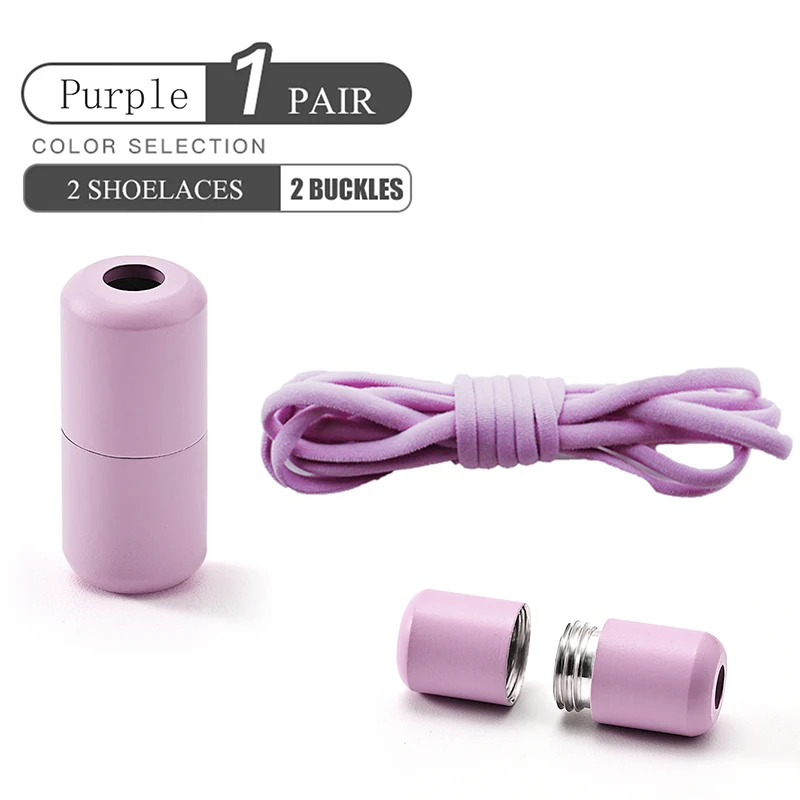 Elastische Geen Stropdas Schoenveters Halve Cirkel Veters Voor Kinderen En Volwassen Sneakers Schoenveter Quick Lui Metalen Slot Veters Schoen Strings