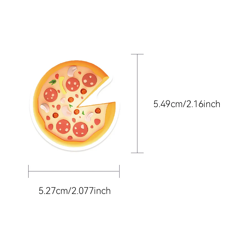 50pcs Cute Cartoon Fruit Stickers for Breaks Laptop Luggage Handbooks Refrigerator Decoration Stickers