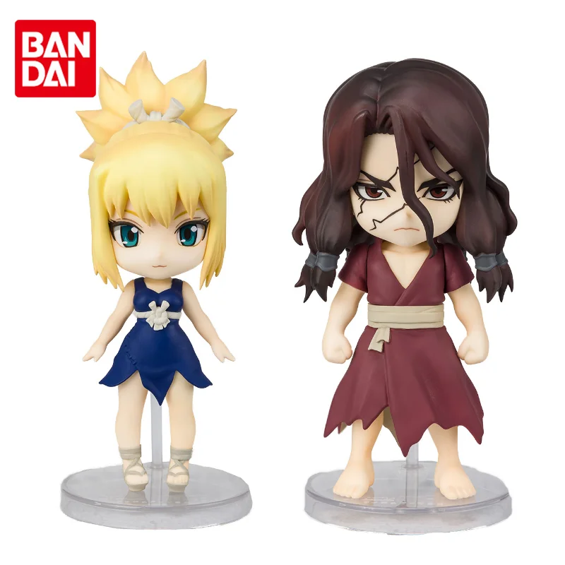 

Bandai Original Figuarts Mini FM Dr.STONE Amber Shishio Tsukasa Anime Action Figures Toys for Boys Girls Kids Gift