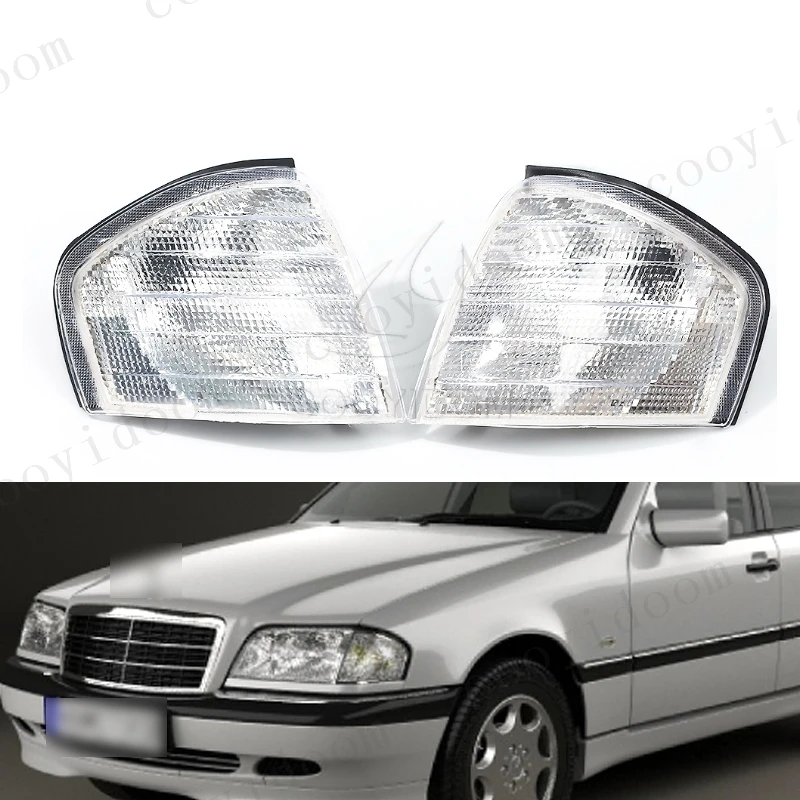 Turn Signal Lamps indicator Mirror Corner Lights For Mercedes Benz C Class W202 1994-2000 2028261143 2028261243 headlight