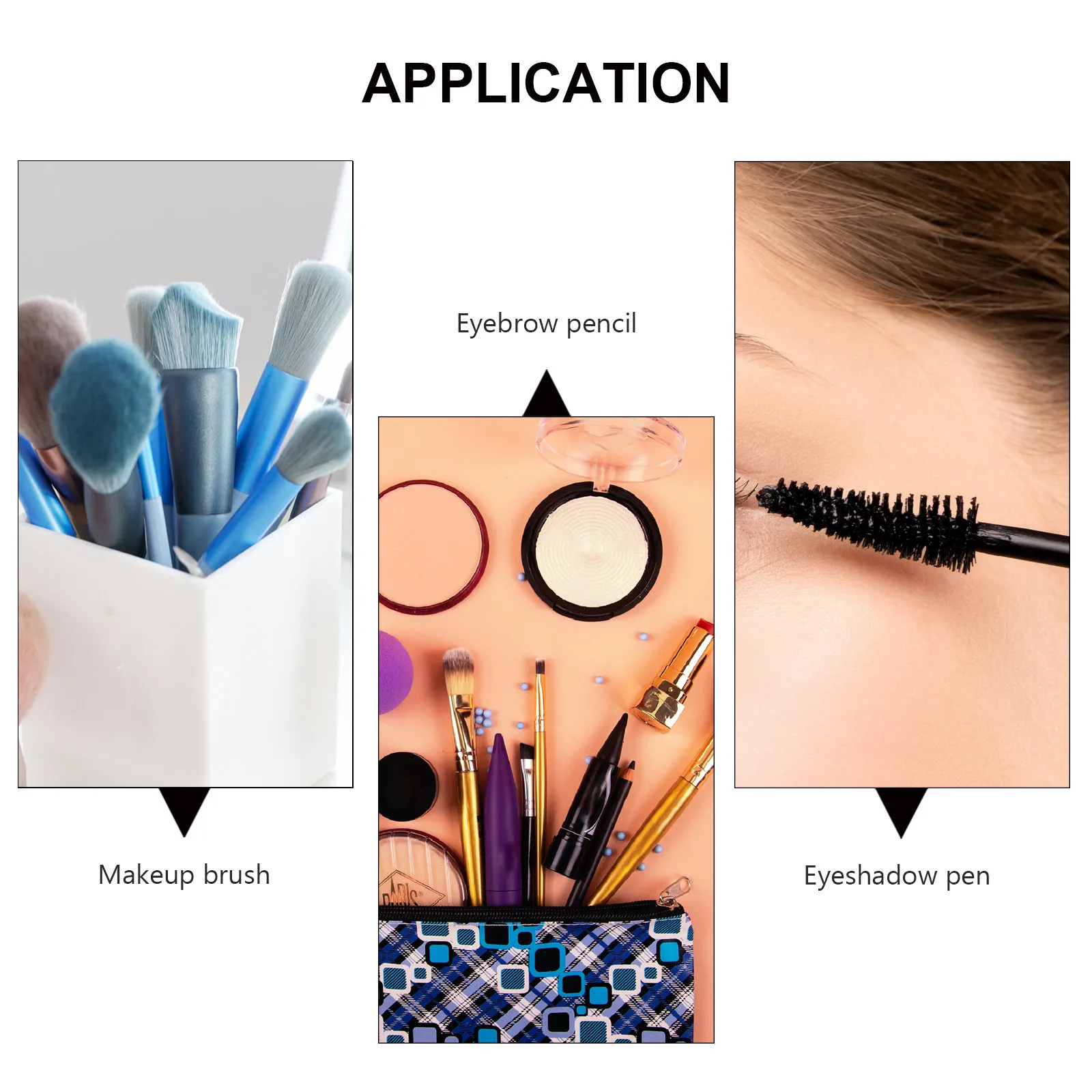 

Органайзер для кистей для макияжа на 14 отверстий, сушилка, белая, экономит место, подставка для ванной комнаты и туалетного столика