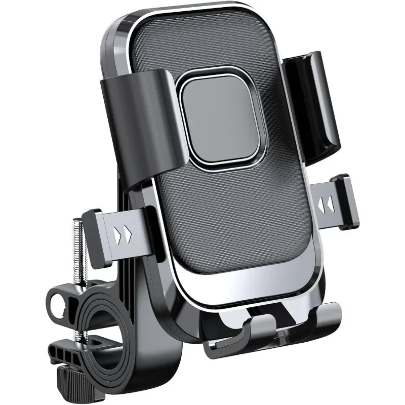 Fahrrad- und Motorrad-Handyhalterung für Lenker mit Schwerkraft-Autolock 360° °   Drehbarer Universeller 4,7-7,2 Zoll Smartphone-Fahrrad-GPS-Navigator