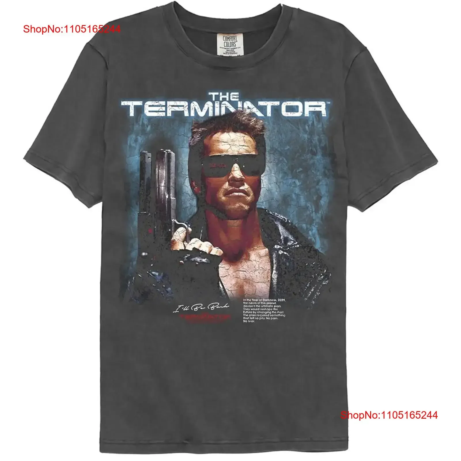 

Терминатор, экшн-фильм, футболка для взрослых, КУРТКА, ПЛАКАТ, перцовый хлопок, CC, винтажная стираная мягкая домашняя дизайнерская одежда с графикой
