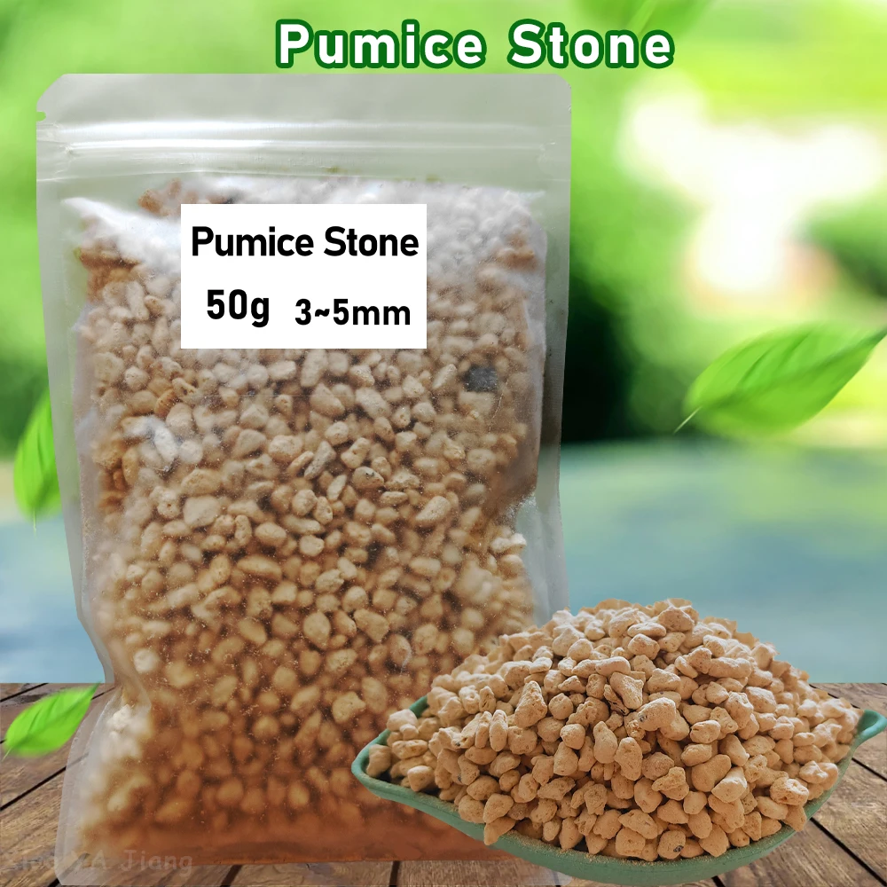 50g Pumice Stone Configure Nutrient Soil Plant Breathable Loose Substrate Gardening Soft Stones