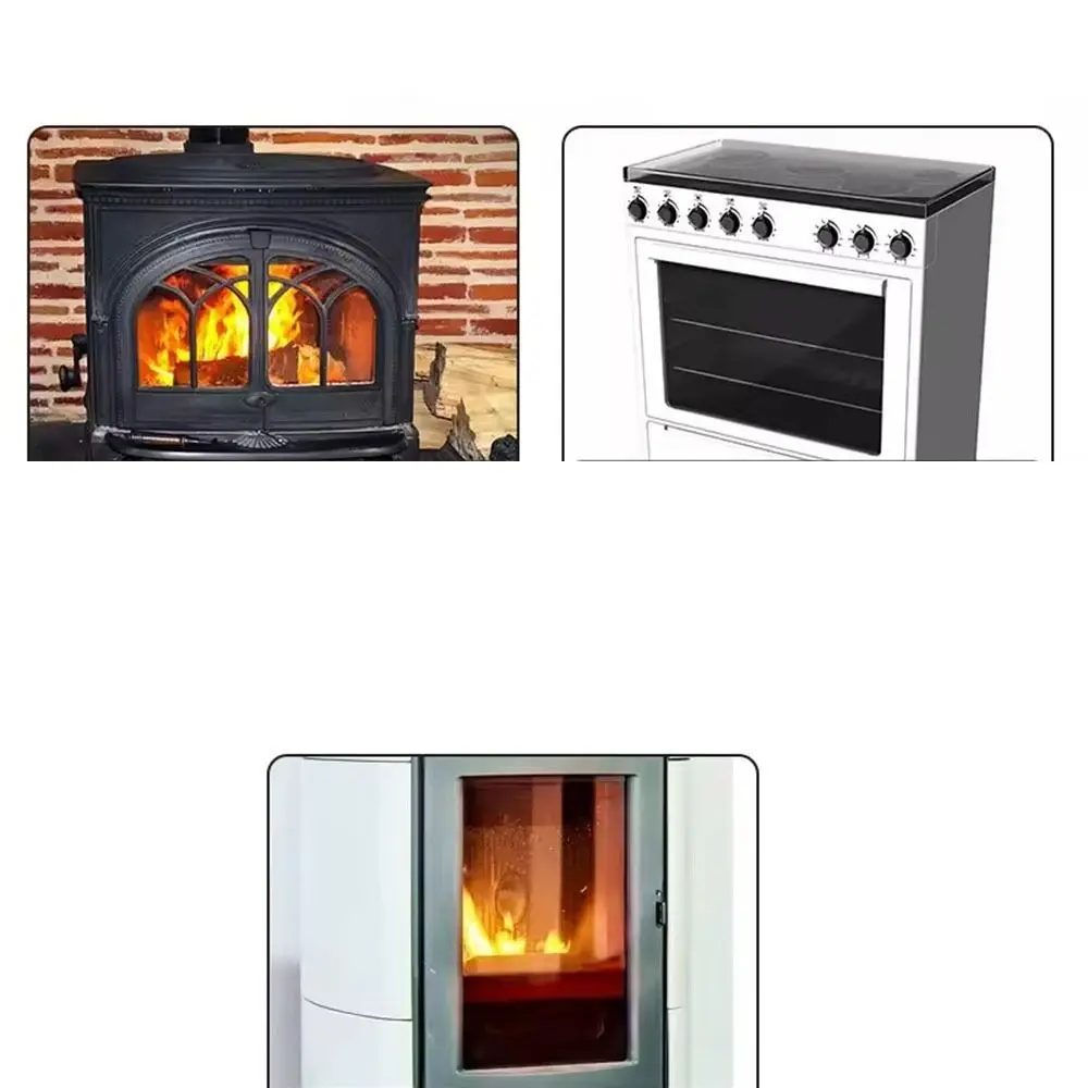 ذاتية اللصق موقد مسطح حبل 2 متر * 10 مللي متر/12 مللي متر/15 مللي متر الأسود الألياف الزجاجية الموقد شريط عزل الباب ذاتية اللصق شريط عزل #1