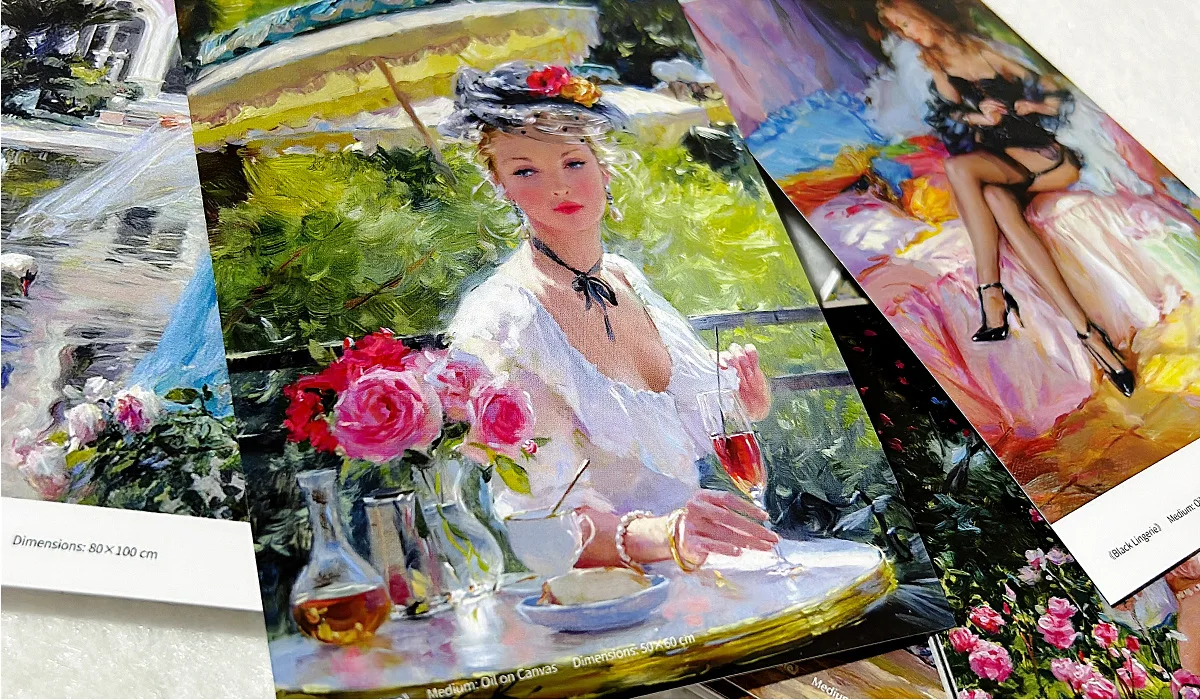 30 Pcs/Set Konstantin Razumov Art Painting Postcard Greeting Message Card Fashion Gift For DIY Scrapbook Decoration Student