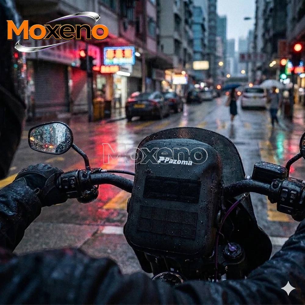 Club Style Motorcycle T-Bar Bag Front Handlebar Bag Waterproof For Harley Dyna Softail Low Rider S/ST Street Bob FXBB Sportster
