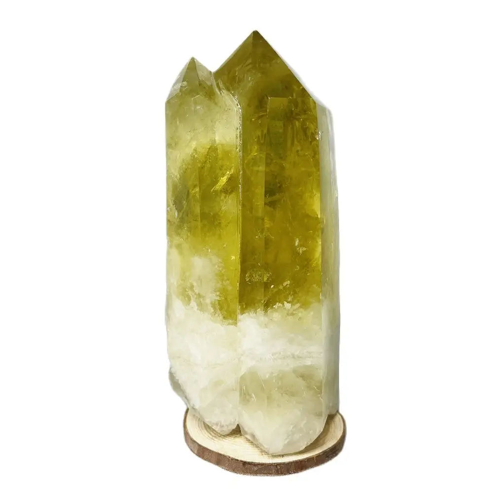 

Natural Gemstone Yellow Quartz Pineapple Crystal Cluster Room Spirit Decoration Holiday Gift Crystal with Stone Healing