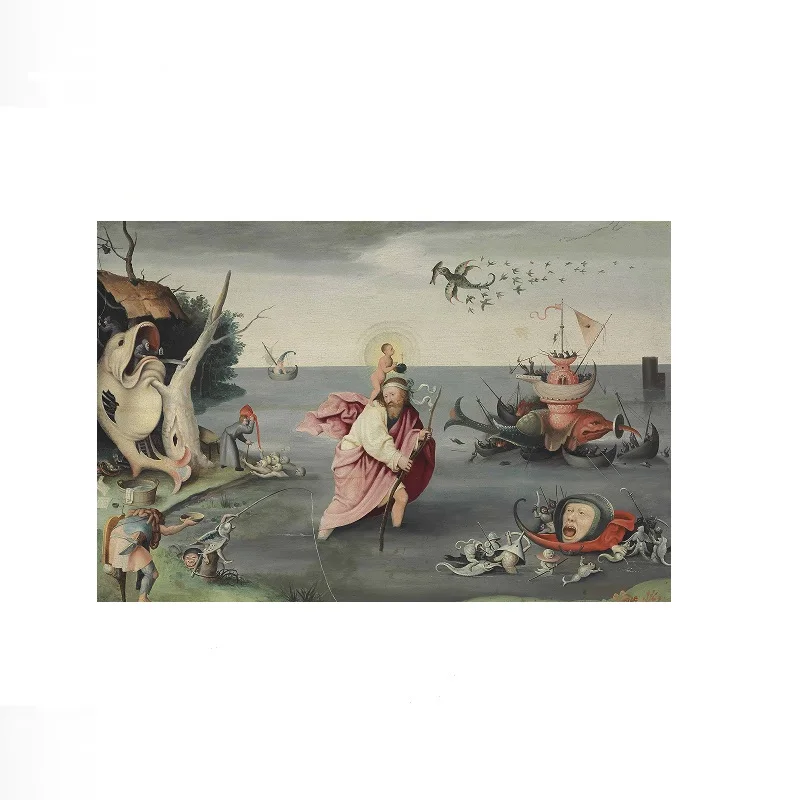 follower of Hieronymus Bosch, Art Print Canvas Poster, Living Room Decor, Home Wall Picture