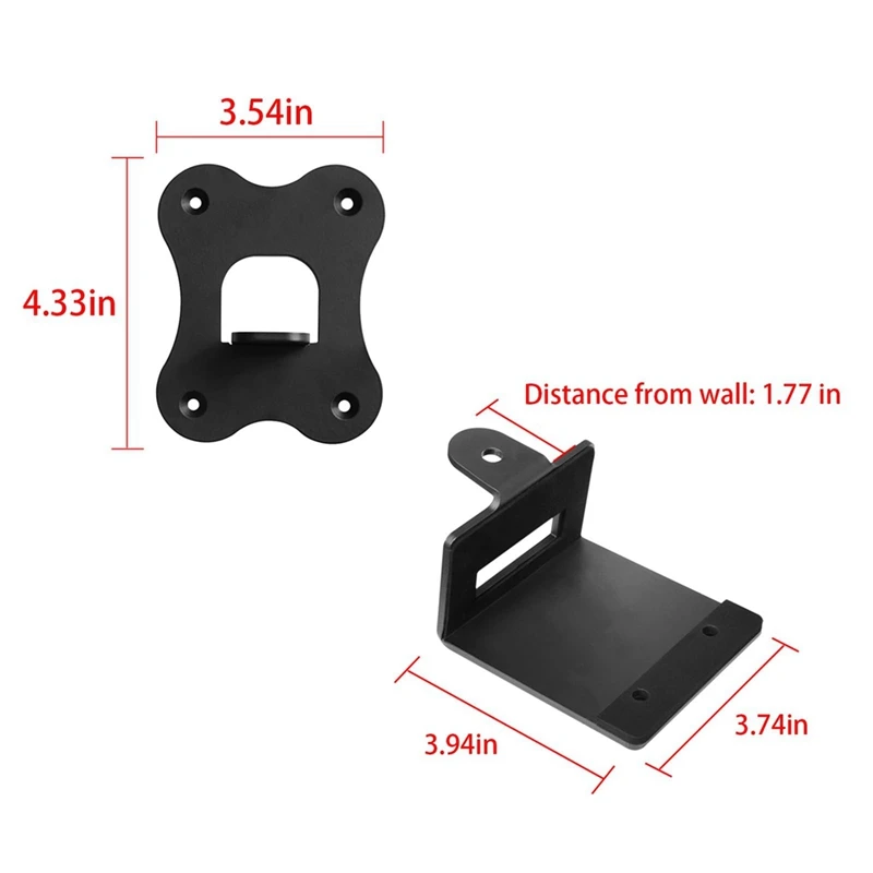 Speaker Stand For Sonos Era 300, Era 300 Speaker Metal Wall Mount Bracket Easy Install Easy To Use Black - 2 Pack