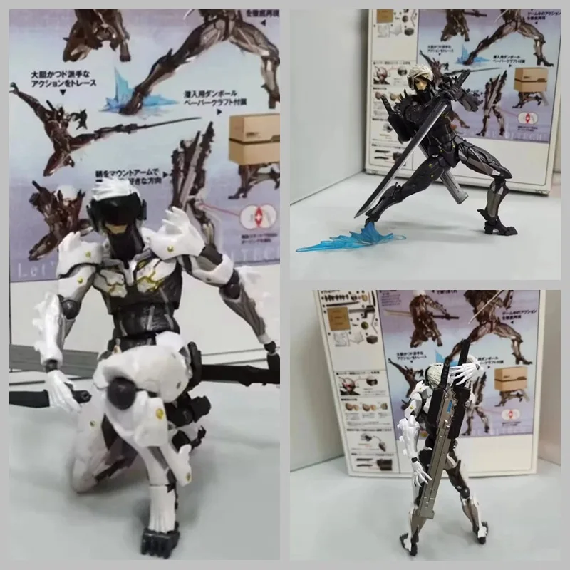 Game Anime peripheral character Yamaguchi style RAIDEN rising alloy equipment Snake Uncle Thunderbolt movable doll box hand do