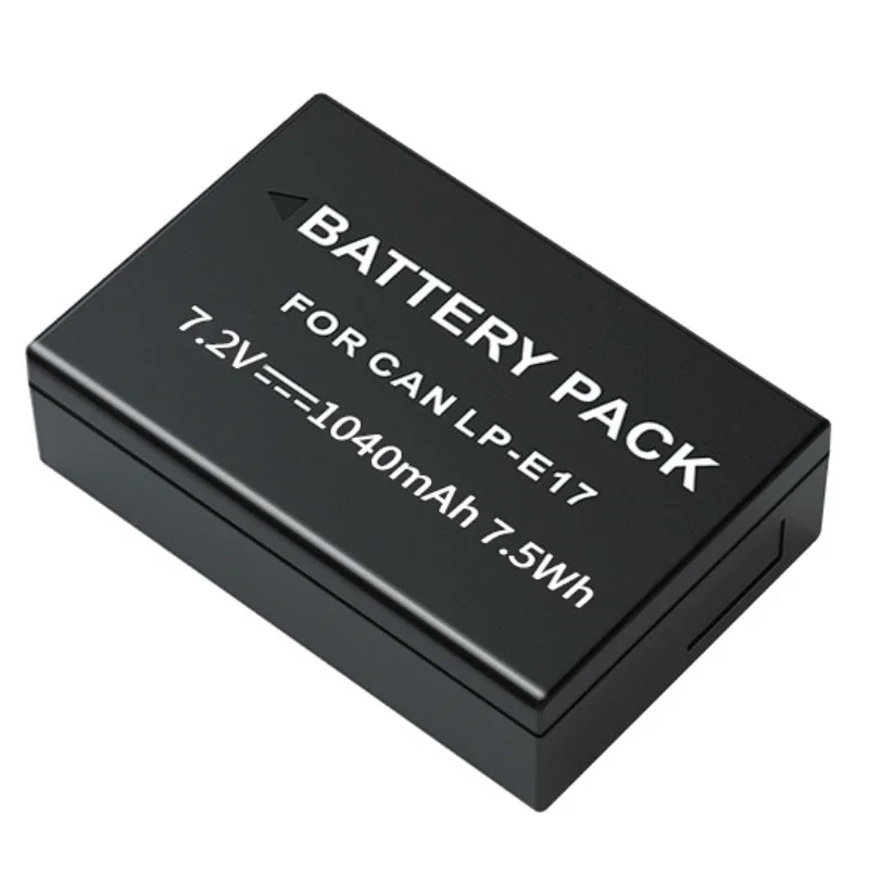 7.2V 1040mAh LP-E17 Nadaje się do baterii aparatu Canon EOS M3 EOSM5 EOSM6 750D 760D 850D R8 R10 R50