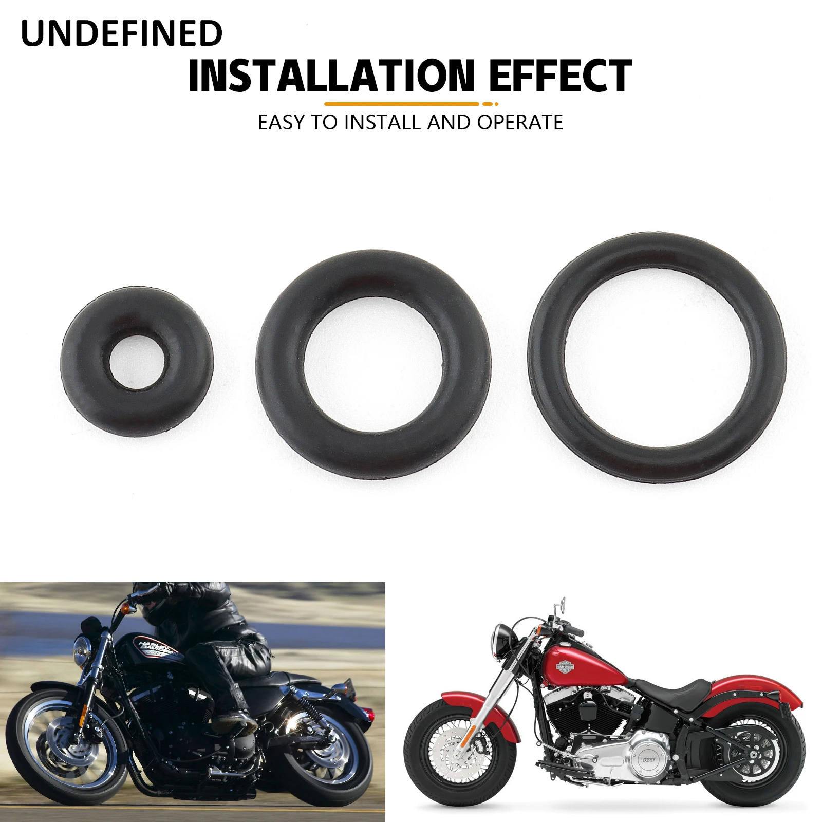 Fuel Line Quick Disconnect/Stop Leaks Repair O Ring Kit Fit for Harley 2001-later Models with Delphi Fuel Injection