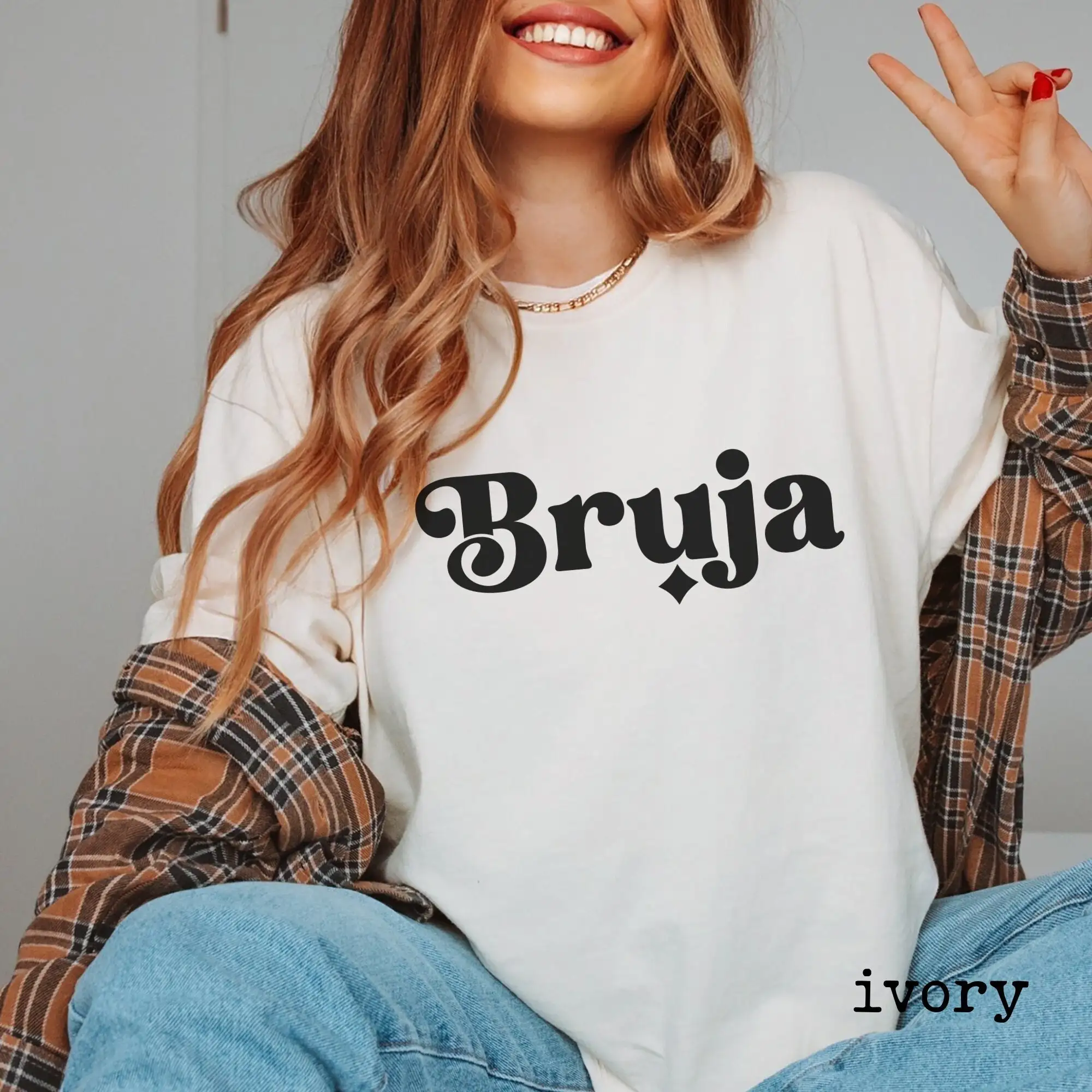 Bruja Comfort Colors T Shirt Witchy Vibes Mexican Witchcraft Latina Pride Chingona Halloween Spanish Teacher Dia De Los Muertos