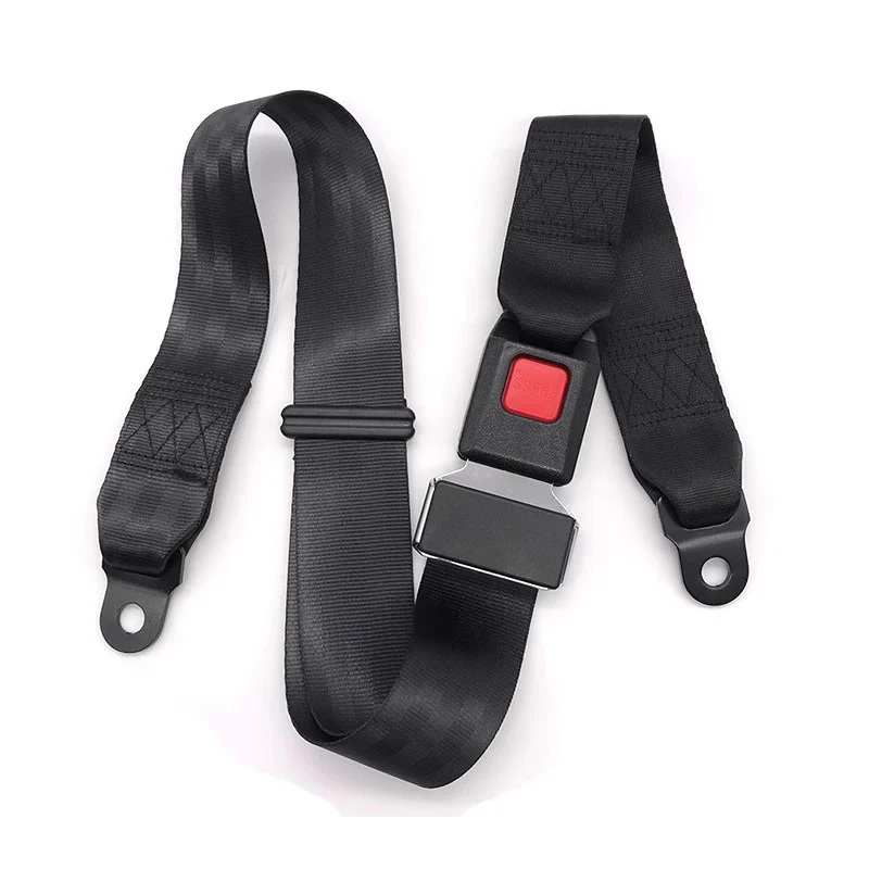 حزام مقعد بسيط ذو نقطتين للسيارات والركاب والسيارات الصغيرة والمقاعد الخلفية للحافلات المدرسية وإكسسوارات أحزمة مقاعد السيارة