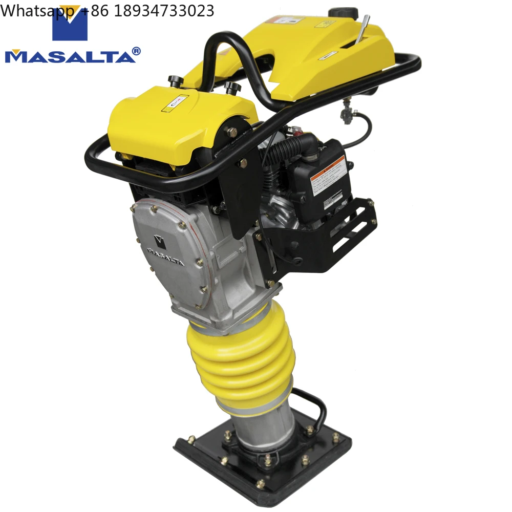 Masalta Best Jumping Jack Compactor Tamp Honda Engine Rammer Compactor Soil Hammer Hand Tamping Rammer Machine Price for Sale