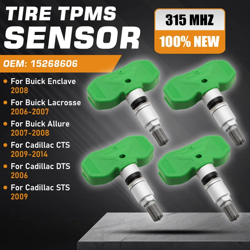 

Car TPMS Tire Pressure Sensor For Buick Enclave 2008 Buick Lacrosse 2006-2007 Cadillac CTS 2009-2014 Cadillac DTS STS 15268606