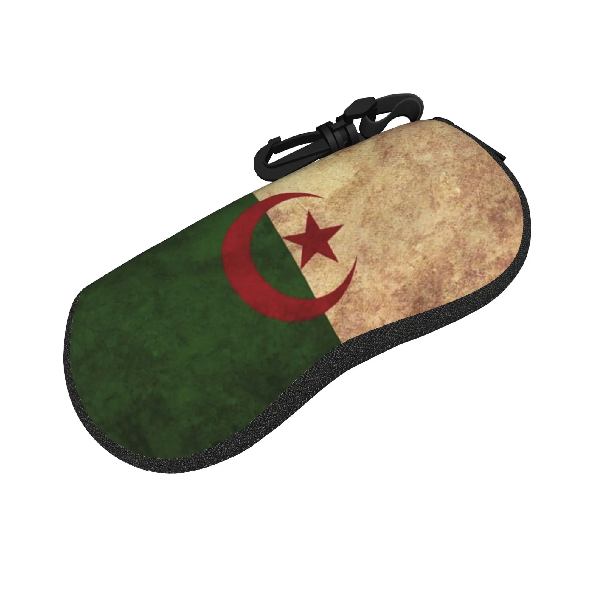 Flag Of Algeria Glasses Case Gifts For Fans  Box  Sunglasses Storage Box Protector Eyeglasses Box