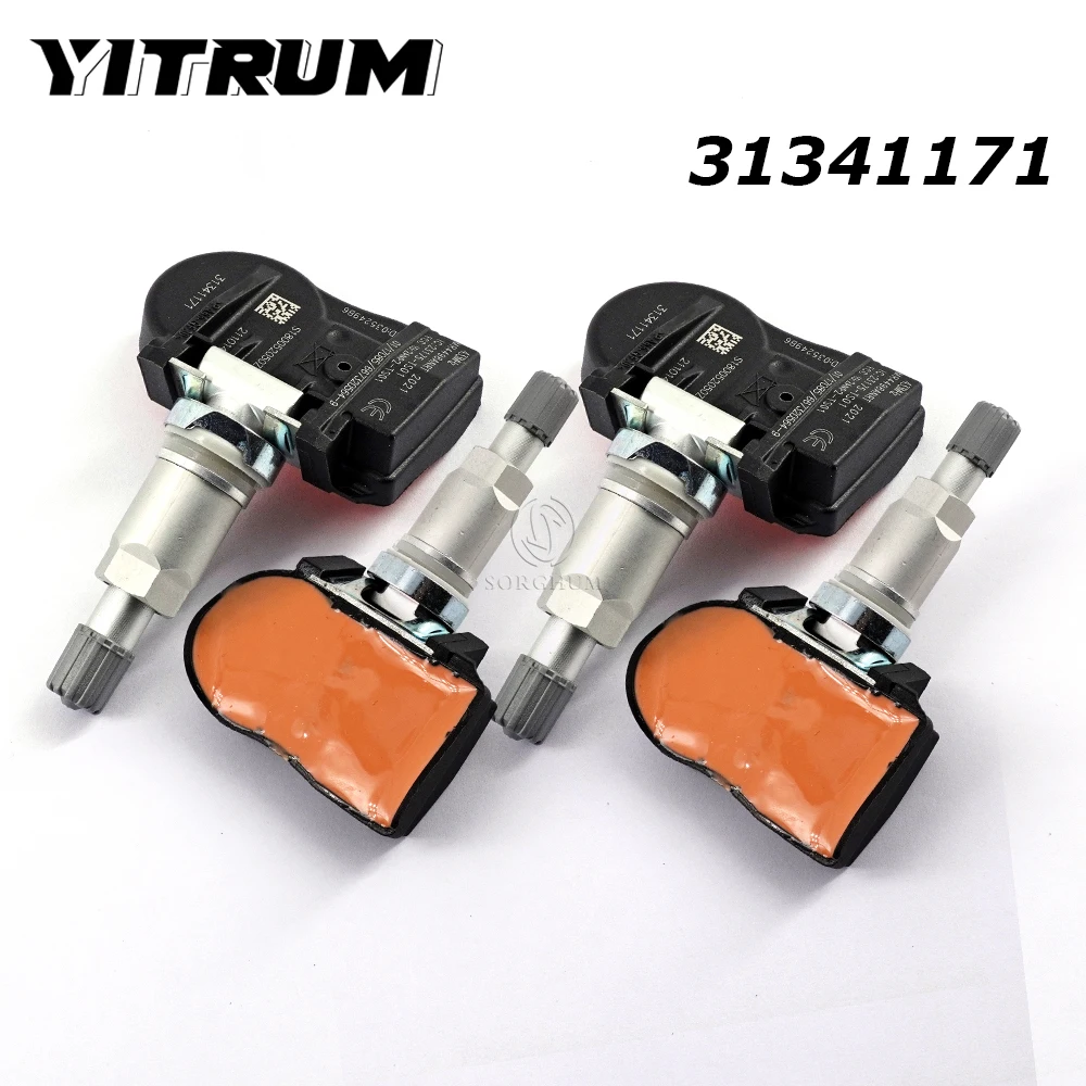 YITRUM 31341171 31341893 For Volvo V60 V40 XC70 XC60 S60 S70 S80 V70 6G921A159KB 6G921A159BB Tire Pressure TPMS Sensor