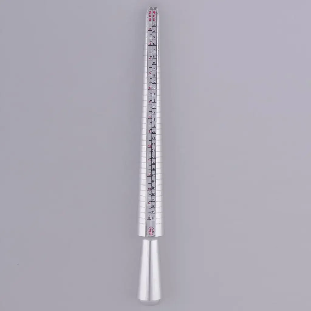 أدوات صنع تصميم خاتم المجوهرات مقاس الخاتم مغزل مزدوج الجانب 4 موازين تخصيص تصميم الدائري معيار العرض #4