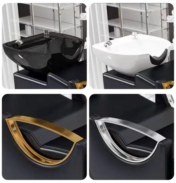 Shampoo Sink Hair Salon Wash Basin Chair for Modern Design Barber Shop