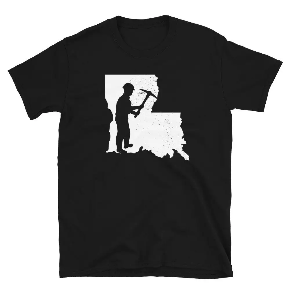 Louisiana Metal or Coal Mining T Shirt Miner Coalmining Coalminer Mines