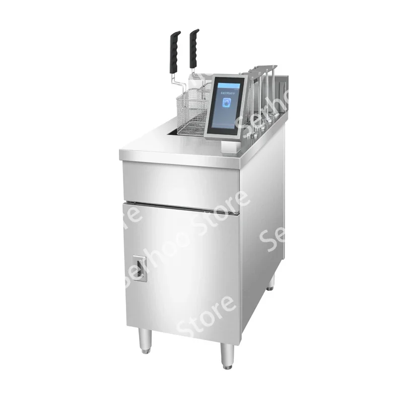 Restaurant Electric Deep Fryer Automatic Basket Lift Fried Chicken Equipment frying equipment