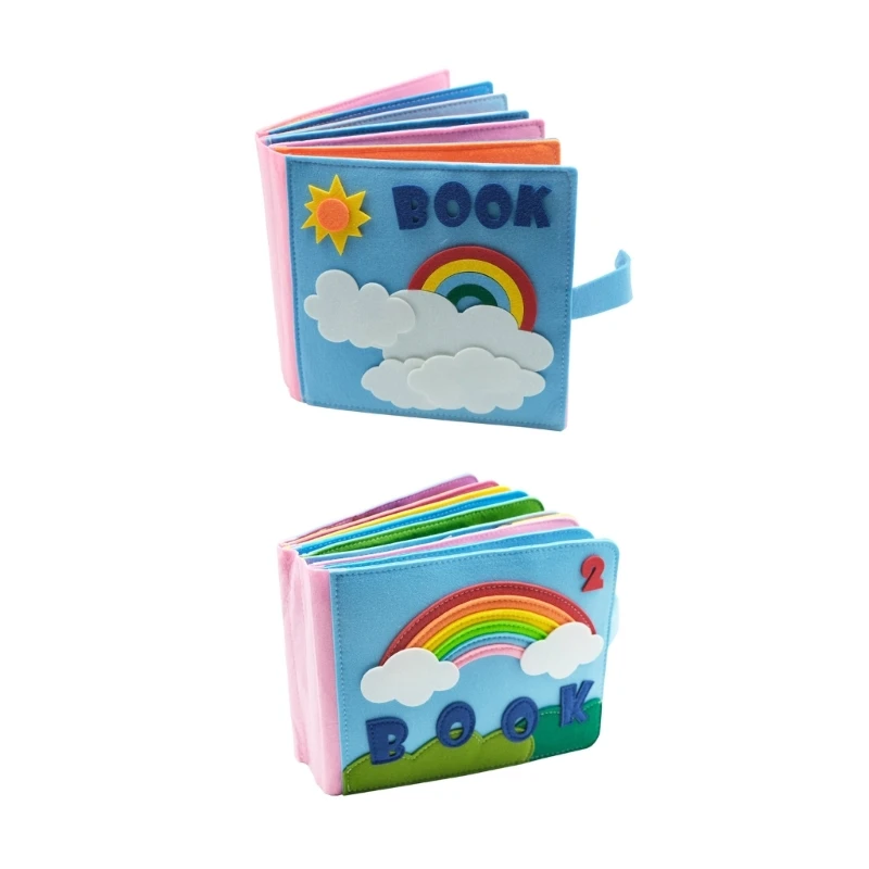 

Cloth Books for Babies Washable Soft Book Non-Toxic Fabric Activities Early Education for Infants Toddlers