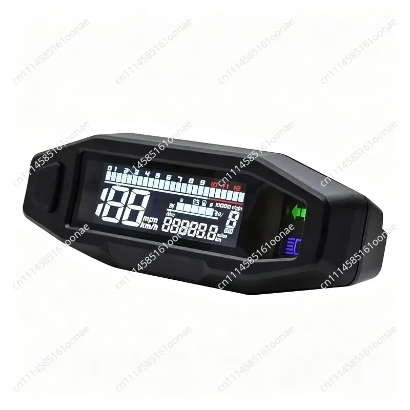 Motorcycle Modification Mini carburetor EFI universal LCD digital meter Speed tachometer HD digital display