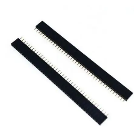 10PCS 1*40PIN Single Row Female Pin Header 1X40PIN 2.54MM 40 PIN Connector 40pin Strip 40P