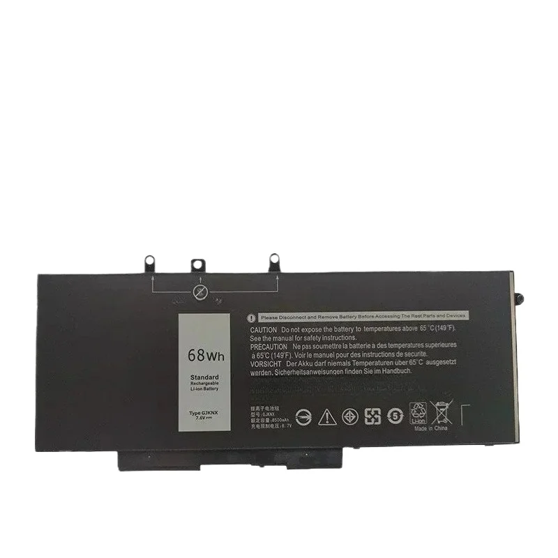 GJKNX 7.6V 68Wh 8500mAh Battery for Dell Latitude 5480 5580 E5280 5288 E5288 E5480 5488 5490 E5490 High Quality Laptop Battery